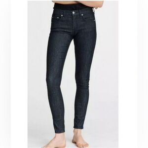Rag & Bone Women's Mid-Rise Indigo Wash Skinny Jeans
